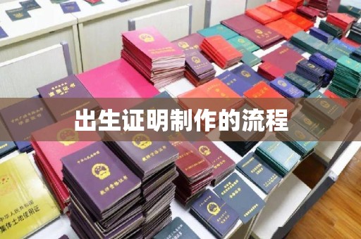 通榆出生证明制作的流程
