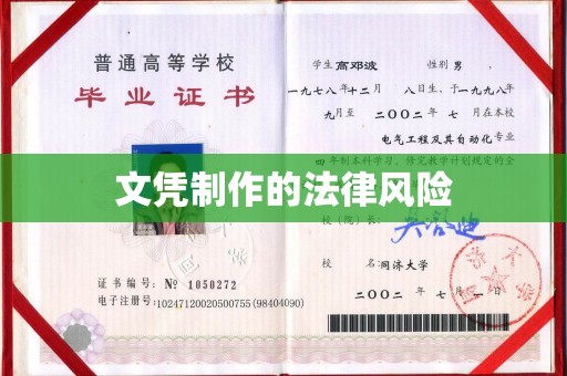 通榆文凭制作的法律风险