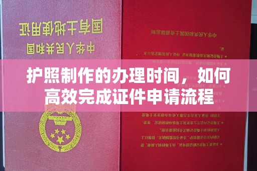通榆护照制作的办理时间，如何高效完成证件申请流程