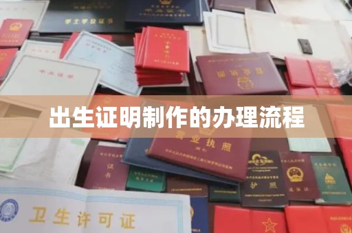 通榆出生证明制作的办理流程